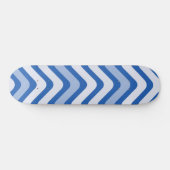 Wavy Blue Pattern Skateboard (Horizontaal)