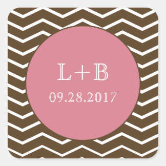 Wavy Chic Party Sticker (roze)