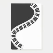 Wavy Curved Piano Keys Post-it® Notes (Voorkant)