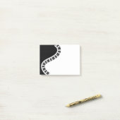Wavy Curved Piano Keys Post-it® Notes (Op bureau)