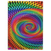 Wavy Fractal Clipboard Klembord (Achterkant)
