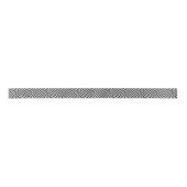 Wavy Gecontroleerd zwart wit checkboard Lint (Voorkant)