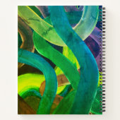 Wavy - Green Leaf Edition Spiral Notitieboek (Achterkant)