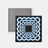 Wavy Lijsten Magnet Magneet (Voorkant / Achterkant)