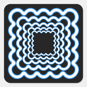 Wavy Lijsten Sticker