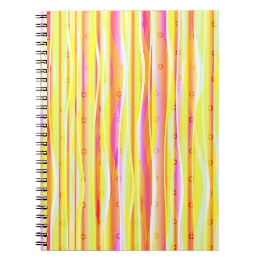 Wavy Lines Notitieboek (Voorkant)