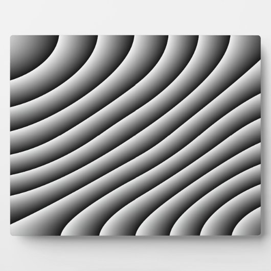  Wavy Lines Plaque Fotoplaat (Voorkant)