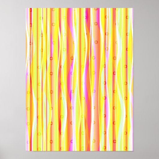 Wavy Lines Poster (Voorkant)