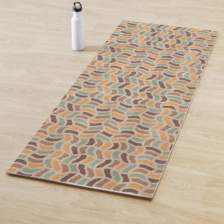 Wavy mesh-patroon yogamat