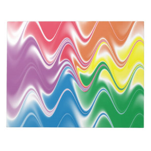 Wavy Multicolor Abstract Notitieblok