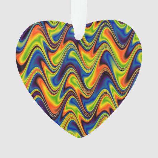 Wavy Multicolor Abstract Ornament (voorkant)