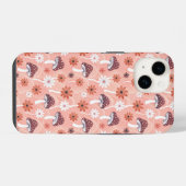 Wavy Mushroom Garden iPhone Hoesje (Achterkant horizontaal)