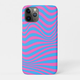Wavy optical Illusion Pattern iPhone 11 Pro Hoesje