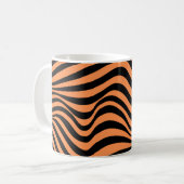 Wavy optical Illusion Pattern Koffiemok (Voorkant links)