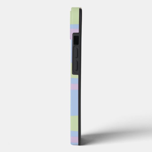Wavy Pastel Stripes | Kleurrijke aangepaste telefo Case-Mate iPhone Case (Achterkant / Links)