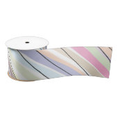 Wavy pastelkleuren lint (Spoel)