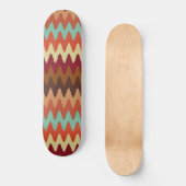 Wavy Pattern Sedona Southwest Skateboard (Voorkant)