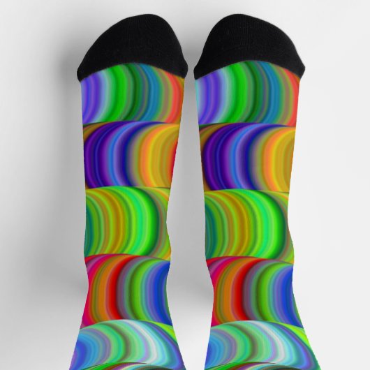 Wavy Pattern-Sokken Sokken (Top)