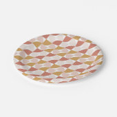 Wavy patterned papieren bordje (Gekanteld)