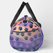 Wavy Paw Print Pet Travel Carrier Plunjezak (Rechts)