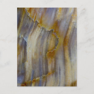 Wavy Petrified Wood Briefkaart
