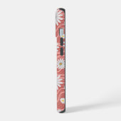 Wavy Pink Daisies iPhone 15 Hoesje (Linkerkant)