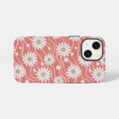 Wavy Pink Daisies iPhone Hoesje (Achterkant horizontaal)