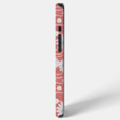 Wavy Pink Daisies iPhone Hoesje (Linkerkant)