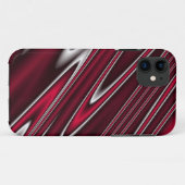 Wavy Red Case-Mate iPhone Case (Achterkant (horizontaal))