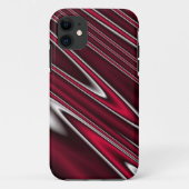 Wavy Red iPhone Case (Achterkant)