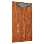 Wavy Red Stripes: moderne Japanse Abstracte kunst Klembord (Rechts)