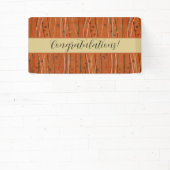 Wavy Red Stripes: moderne Japanse Abstracte kunst Spandoek (Insitu)