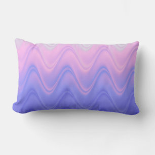 Wavy Roze Paarse Abstract Kussen