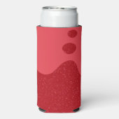 Wavy Tomato Red Custom Can Cooler (Seltzer Achterkant)