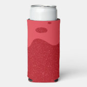 Wavy Tomato Red Custom Can Cooler (Seltzer Voorkant)