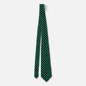Wavy Turkmenistan Flag Pattern Stropdas (Achterkant)