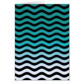 Wavy Turquoise Stripes Pattern (Voorkant)
