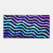 wavy watercolor - cyan and purple : (Recto)