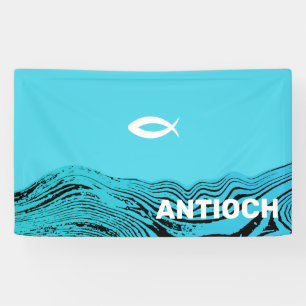 Wavy Waters Jesus Fish Spandoek