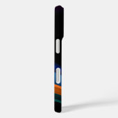 Wavy Waves: een minimalistisch Abstract Case-Mate iPhone Case (Achterkant / Rechts)