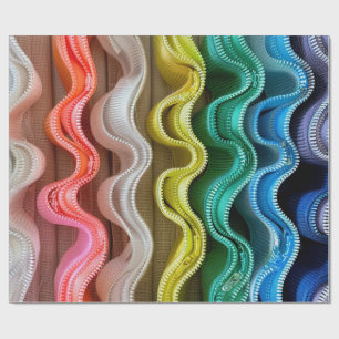 Wavy Zippers Cadeaupapier
