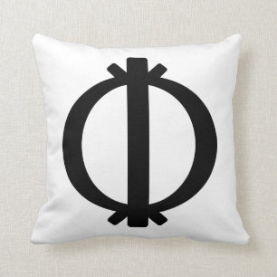 Wawa Aba   Symbool van de stevigheid en de veerkra Kussen