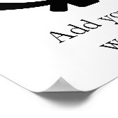 Wawa Aba | Symbool van de stevigheid en de veerkra Poster (Hoek)