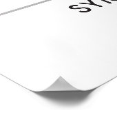 Wawa Aba | Symbool van de stevigheid en de veerkra Poster (Hoek)