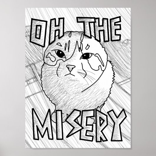 Wawa Cat Poster (Voorkant)