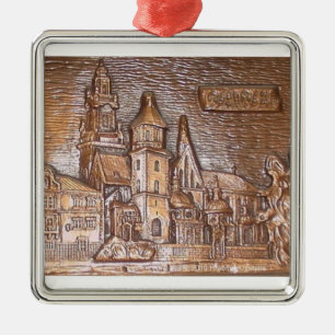 WAWEL CASTLE IN KRAKOW POLAND METALEN ORNAMENT