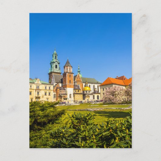 Wawel Castle, Krakow, Polen Briefkaart (Voorkant)