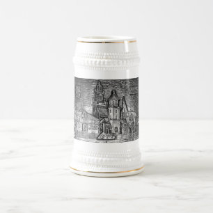 WAWEL CHÂTEAU KRAKOW POLOGNE PEWTER MUG