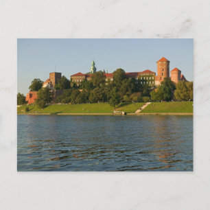 Wawel-heuvel met Koninklijk Kasteel en Kathedraal, Briefkaart