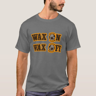 Wax aan - Wax uit T-shirt